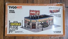 Vintage Tyco Dougs Drug Store Center St Series HO Train Model Kit Unassemble New