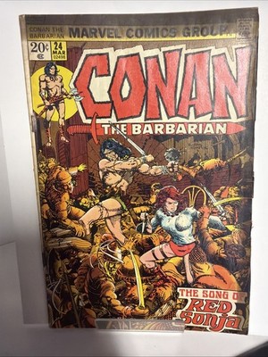 Conan the Barbarian #24 1st Red Sonja (full & cover) 1973 Marvel