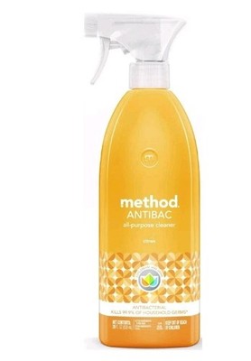 Method Antibacterial All-Purpose Cleaner, Citron, 28 Ounce Spray Bottle