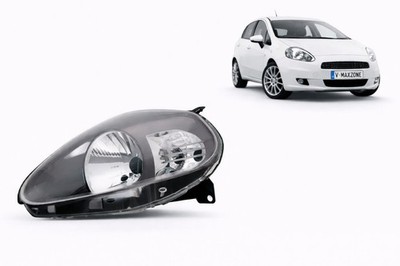 Left Headlight for Fiat GRande Punto 2008 2009 2010 2011- VP848L Anthracite LHD