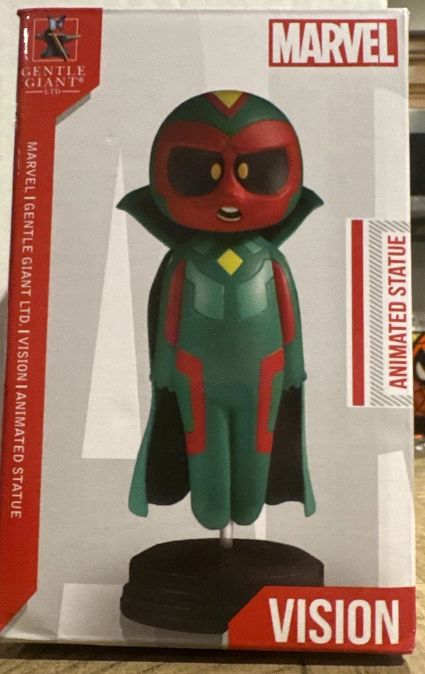 Vision And Scarlet Witch Animated Style Statues Gentle Giant low numbers HTF - Image 3 of 4