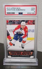 2013 Upper Deck Young Guns Jonathan Huberdeau Rookie Card #222 PSA 9. rookie card picture