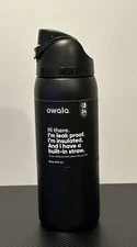 Owala FreeSip 32oz Insulated Stainless Steel Water Bottle Very Very Dark