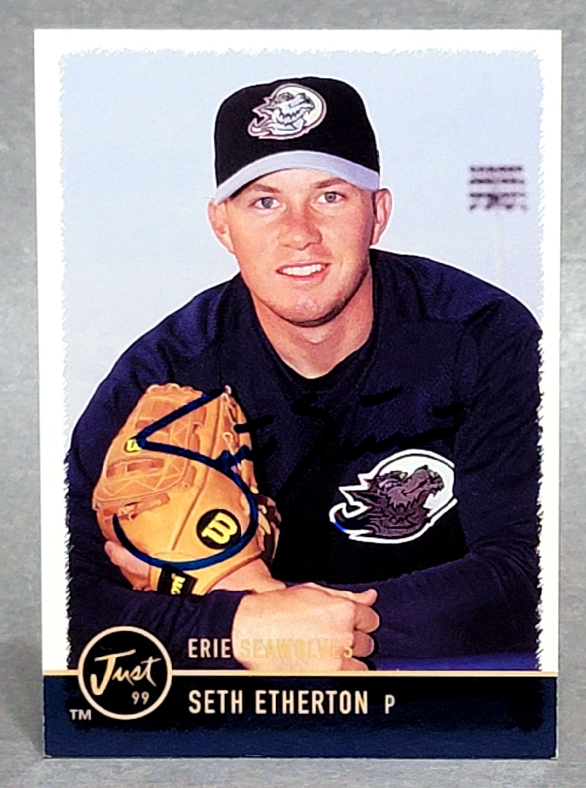 1999 Just Minors #84 Seth Etherton Signed Auto Autographed w COA