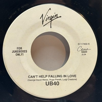 UB40 - Can't Help Falling In Love / Jungle Love - 1993 JUKEBOX Vinyl 7'' - VG
