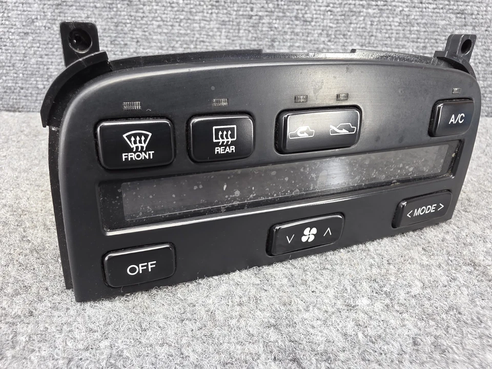 LEXUS 1995-1996 SC300 SC400 OEM CONJUNTO DE INTERRUPTOR DE CONTROL DE TEMPERATURA DE AIRE ACONDICIONADO FRONTAL Foto 2 de 4