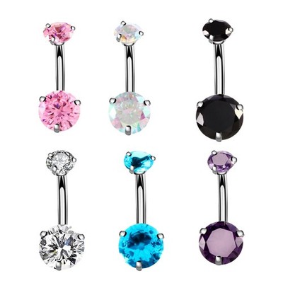 6 Pcs Nippelstange Für Körperpiercings Bauch Bauchnabel Klingelt
