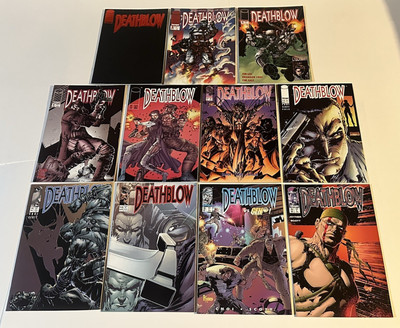 Lot of 11 Deathblow #1,2,4-29 range 1993-96 Image Comics Books G/VG Canada