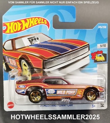 HOT WHEELS ''1971 FORD MUSTANG FUNNY CAR'' HW DRAG STRIP HCX95-R521 TREASURE HUNT!