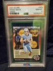 2024 Score Drake Maye #303 Green Rookie PSA 10  POP 1