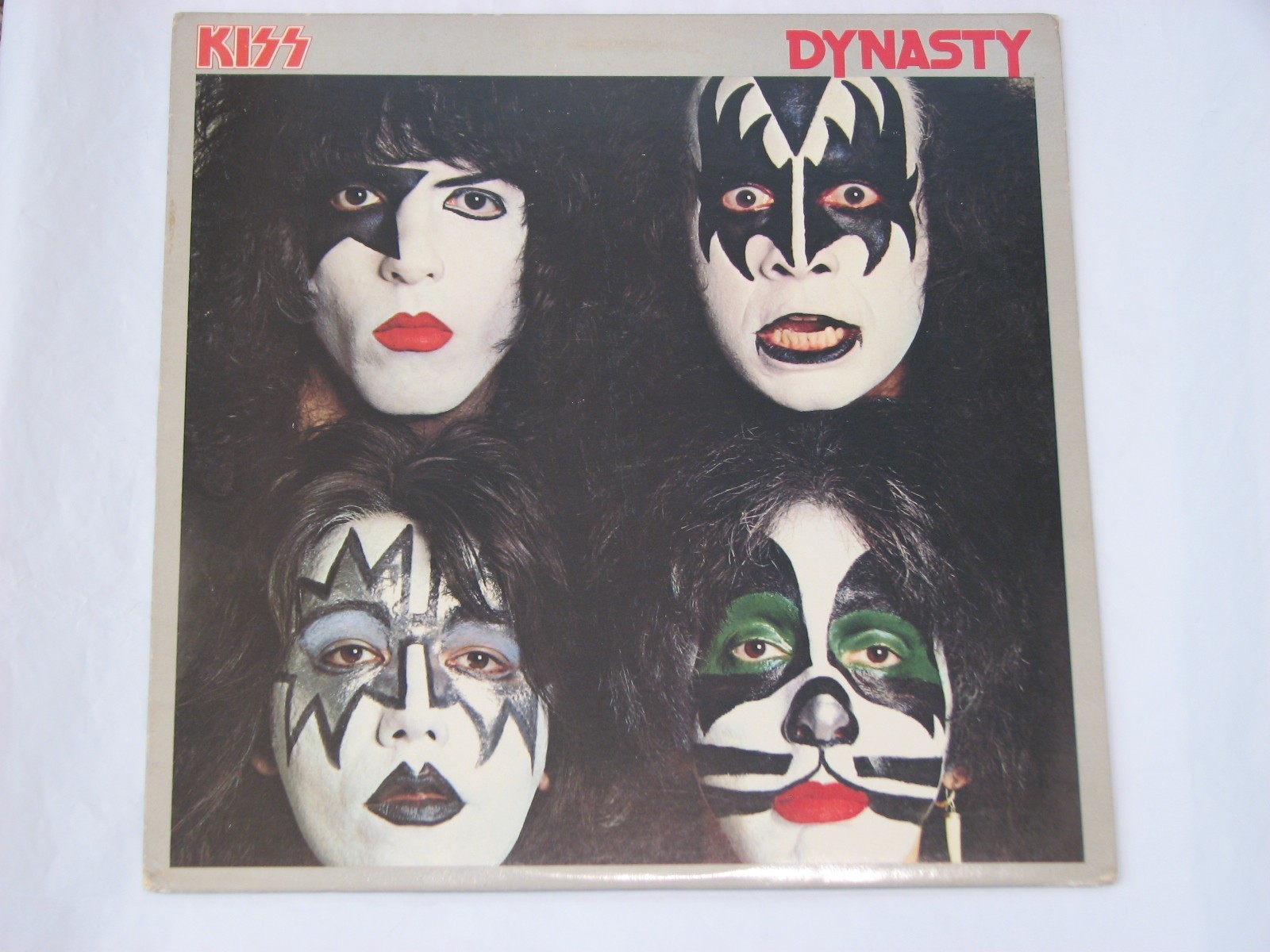 Kiss; Dynasty on Casablanca BLUE Record Label-Original Poster Excellent