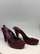 ASH burgundy purple heels, elegant luxury designer shoe, EU 39