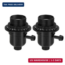 UL Listed E26 Lamp Socket Replacement, Threaded Lamp Socket Replacement with 3-W