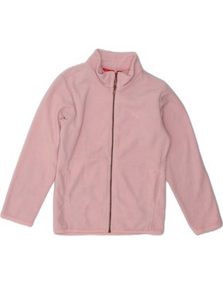 Puma Mädchen Fleecejacke 7-8 Jahre Small Rosa Polyester BS41