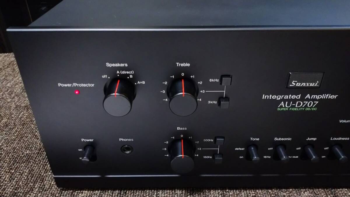 アンプ Sansui AU-D707 Sansui AU-D707 Integrated Amplifier DC 3DC Circuit Tested