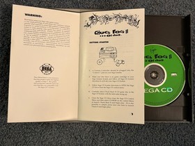 Chuck Rock II (2) Son Of Sega CD 1993 Excellent Condition w/Blank Warranty Card