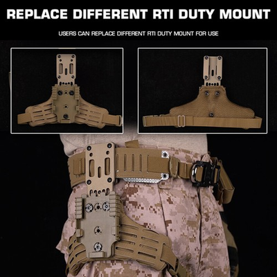 #ad #ad Tactical Arc Leg Strap Rti Duty Lower Pressure Plate for Holster Molle # $17.63
