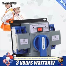 63A ATS Dual Power Automatic Transfer Switch ...