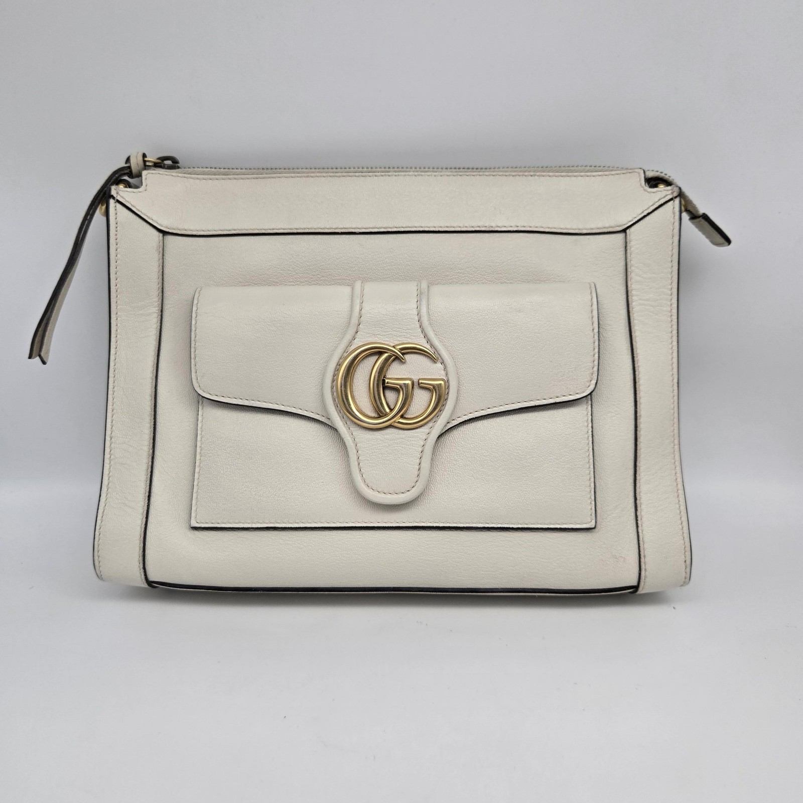 Gucci Arli Small Crossbody Bag White Leather - ## image 2