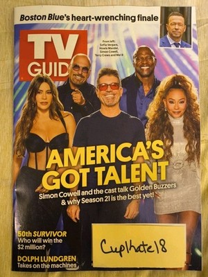 TV Guide Magazine May 18 2026 NEW Americas Got Talent Sofia Vergara Simon Cowell