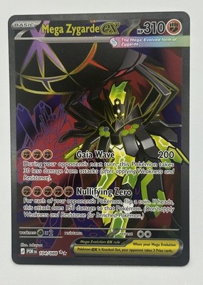 Pokemon TCG - Mega Zygarde EX Full Art 104/088 Me03: Perfect Order