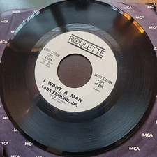 Lada Edmund, Jr. – I Want A Man 45 Roulette White Label Promo