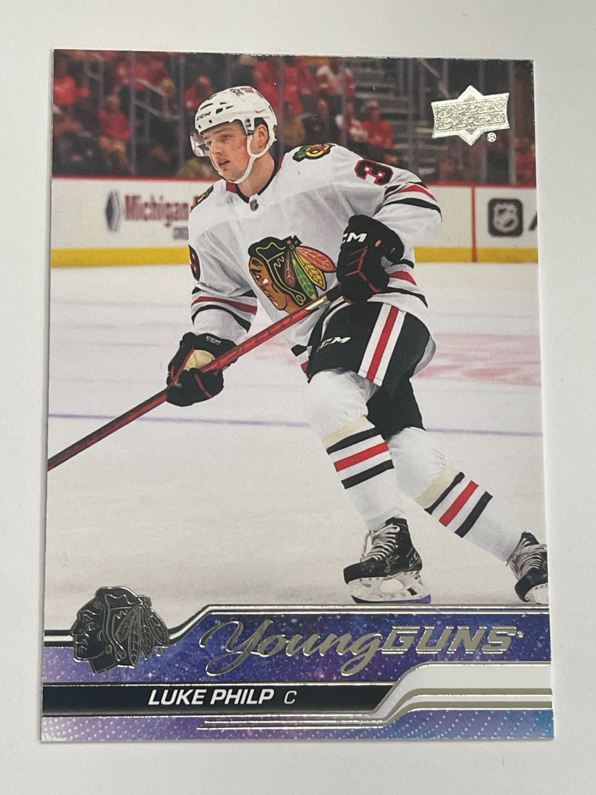 2023-24 Upper Deck Series 2 Blackhawks Luke Philp Young Guns Rookie #467