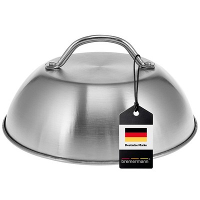 bremermann Burgerhaube 22,5 cm // Grillhaube Schmelzglocke Burger-Cover