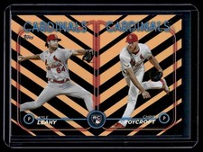 2024 Topps Update Orange & Black SP Kyle Leahy / Chris Roycroft RC St. Louis