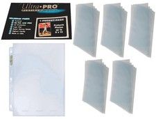 25 Ultra Pro Platinum 1-Pocket 8x10 Pages with 25 6x9 Soft Sleeves Photo Sports