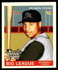 2007 Upper Deck Goudey Delmon Young Rookie Tampa Bay Devil Rays #197