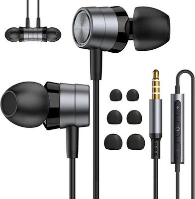 ENVEL Earphones with 3.5 mm Plug Voice Call Headset verkabelte In-Bar-Kopfhörer