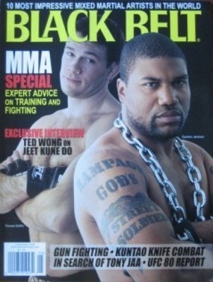 5/08 BLACK BELT MAGAZINEWONG QUINTON JACKSON TED WONG KARATE KUNG FU MARTIAL ART