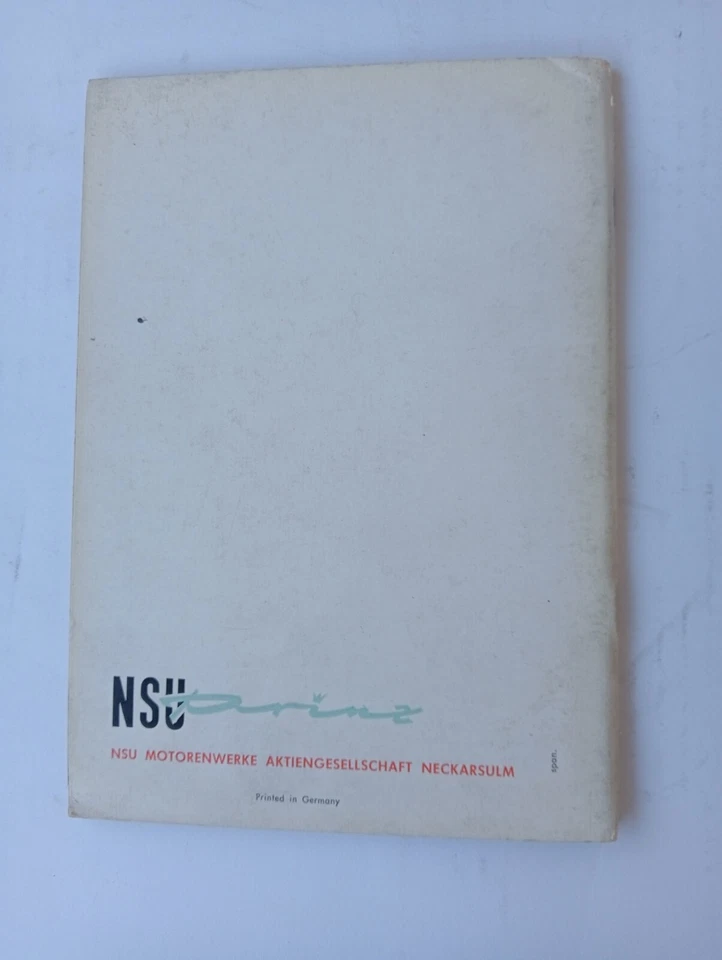 NSU PRINZ III / SPORT PRINZ COUPÉ Spanisches Servicehandbuch. - Imagen 3 de 4