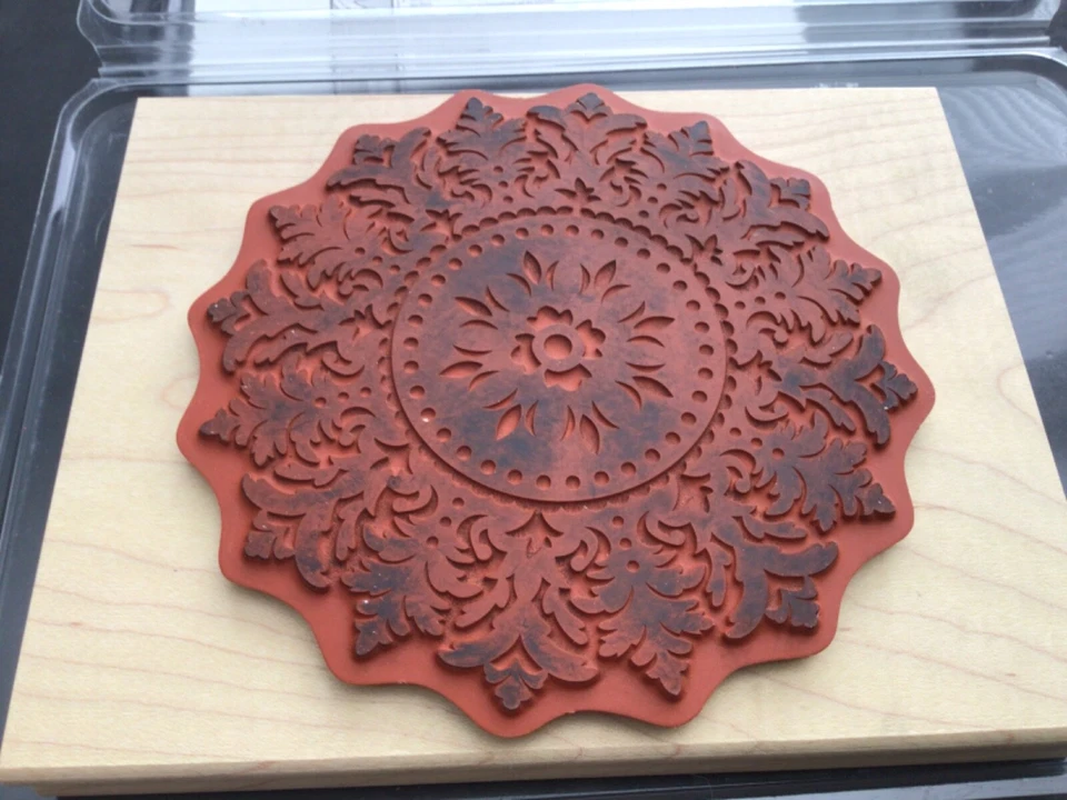 Stampin up MEDALLION set of 1 - 115223 Stamp extra large Cardmaking SHELLI’S - Image 2 of 3