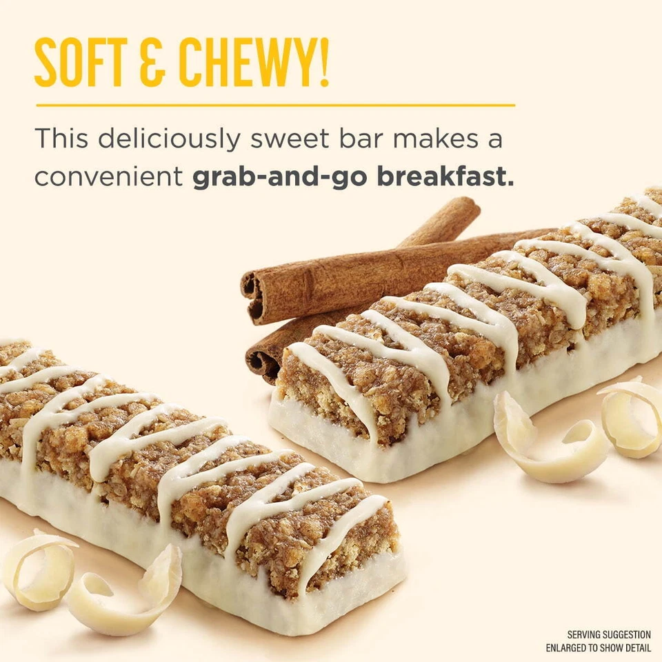 Cinnamon Bun Breakfast Bars, for Weight Loss, 15 Count - Image 4 of 4