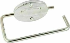 CHROME TOILET ROLL HOLDER WALL MOUNTED TISSUE DISPENSER SCREW FIX