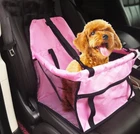 Dog Pet Breathable Car Booster Seat Portable Carrier Seat Belt Travel Protector