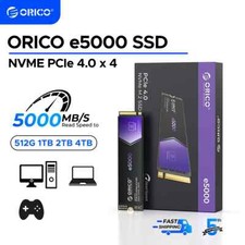 ORICO 1TB PCIe Gen4 5000MB/s NVMe M.2 2280 In...
