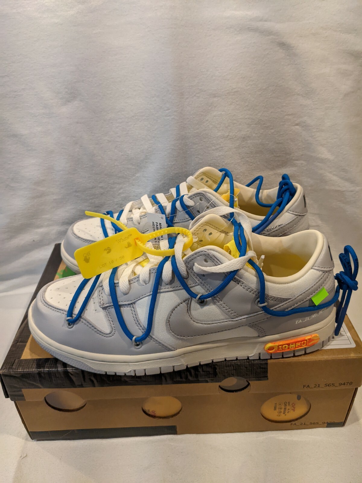 OFF WHITE X NIKE Taglia 9 Nike Dunk Low x Off White lotto 10 di 50 2021
