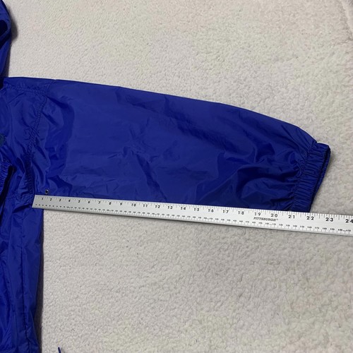 Tri Mountain Men's Blue Pullover L Rain Jacket Packable - Picture 10 of 15