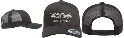 Trump We the people have spoken Yupoong Snapback Trucker One Size Fit Most Hat