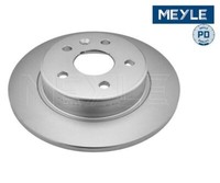 2 St. Bremsscheibe Meyle 6155230026/PD Hinterachse FüR Opel