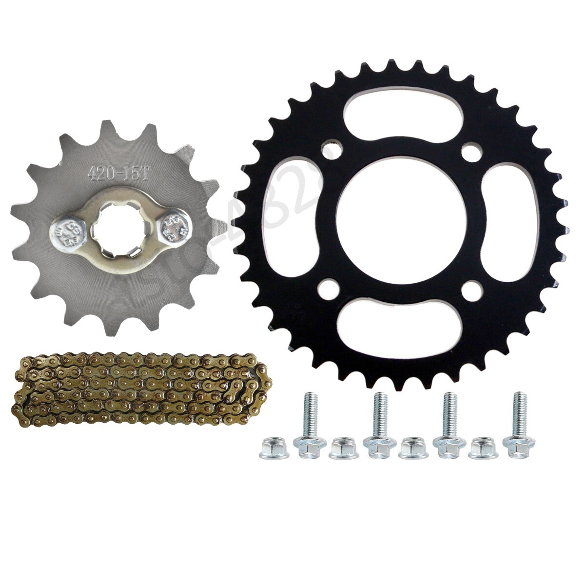 420 Chain Front Rear Sprocket for 110cc 125 Pit Bike XR50 CRF50 Taotao Lifan