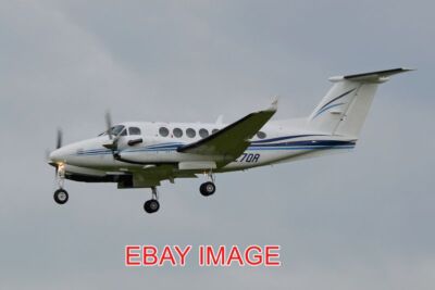PHOTO  BEECH 300LW SUPER KING AIR N127QR  C/N FA-146 BUILT IN 1988 ZURICH AIRPOR