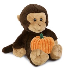 PLUSH PUMPKIN - SUPER-SOFT PLUSH - MONKEY 9"