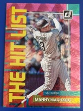 2022 Panini Donruss The Hit List Manny Machado Pink Fireworks THL-11