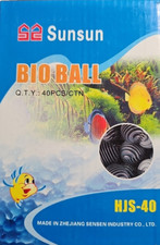 Biofiltro de bolas para pecera de acuario de 1,2 pulgadas 40 piezas filtro biológico a granel