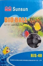 Aquarium Fish Tank Bio Balls Biofilter 1.2 inch 40pcs Bulk Biological Filter