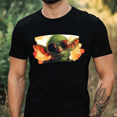 Mens Goblin Sunglasses Print Cotton T-Shirt Size XS to 5XL
